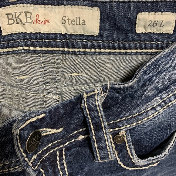 BKE Stella medium wash distressed skinny jeans - Picture 5 of 6